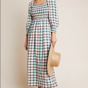 Anthropologie smocked dress